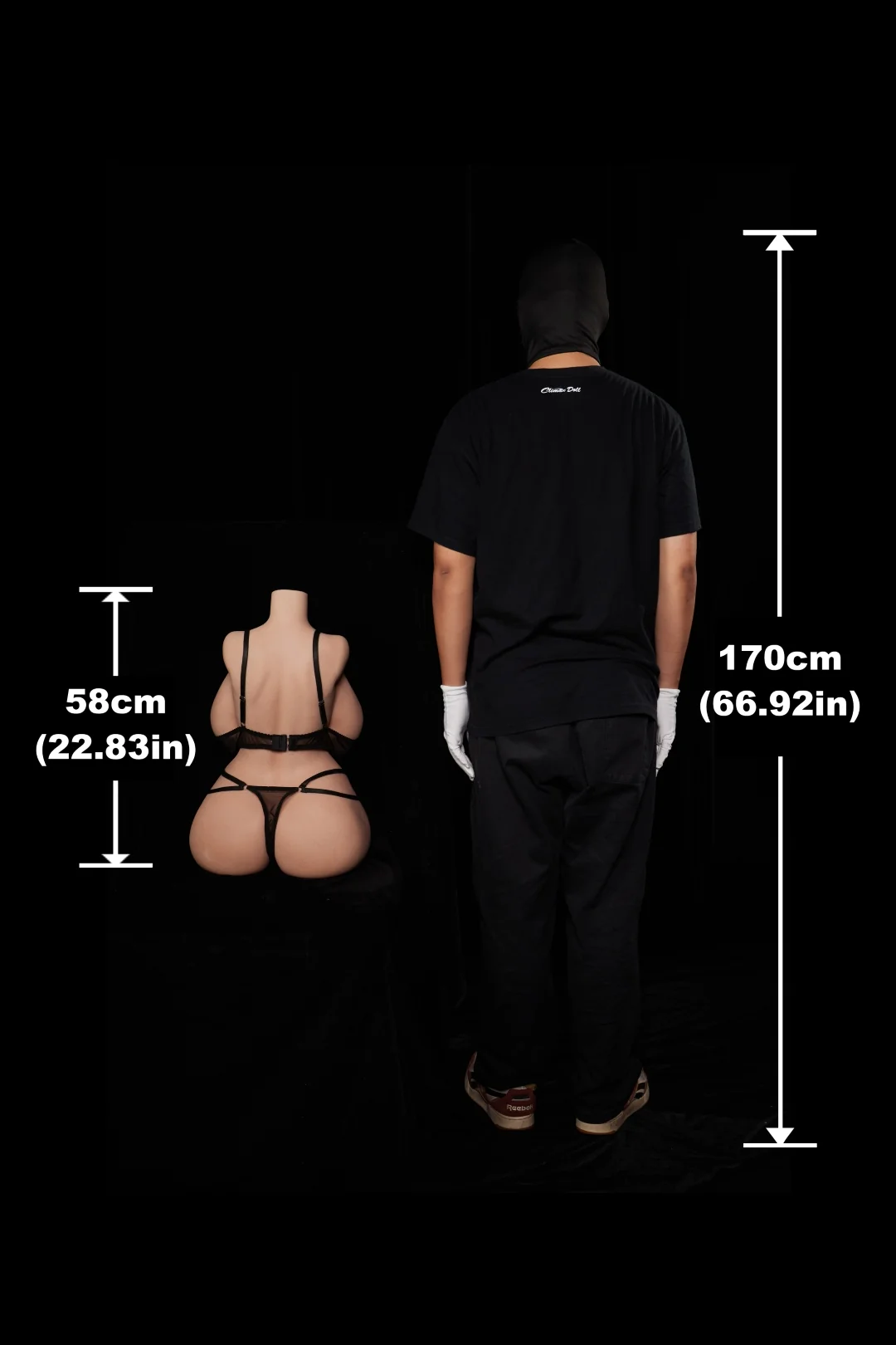 Curvy Torso Sex doll (Climax Doll ULW 58cm I-cup Silicone) - Image 15