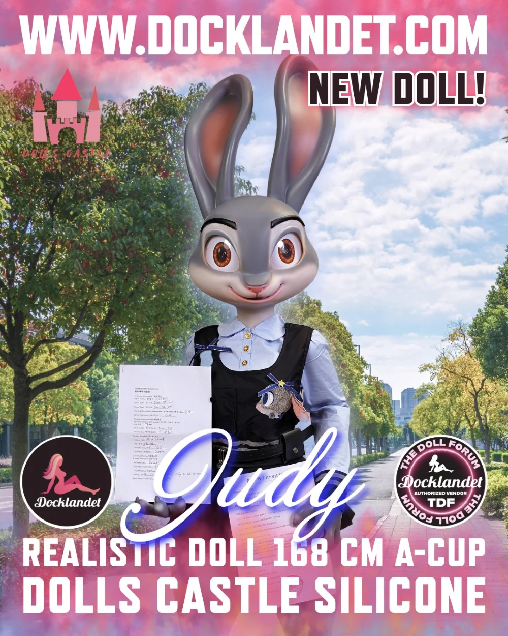 Judy the Rabbit Sex doll (Dolls Castle 168cm A-cup silicone) - Image 19