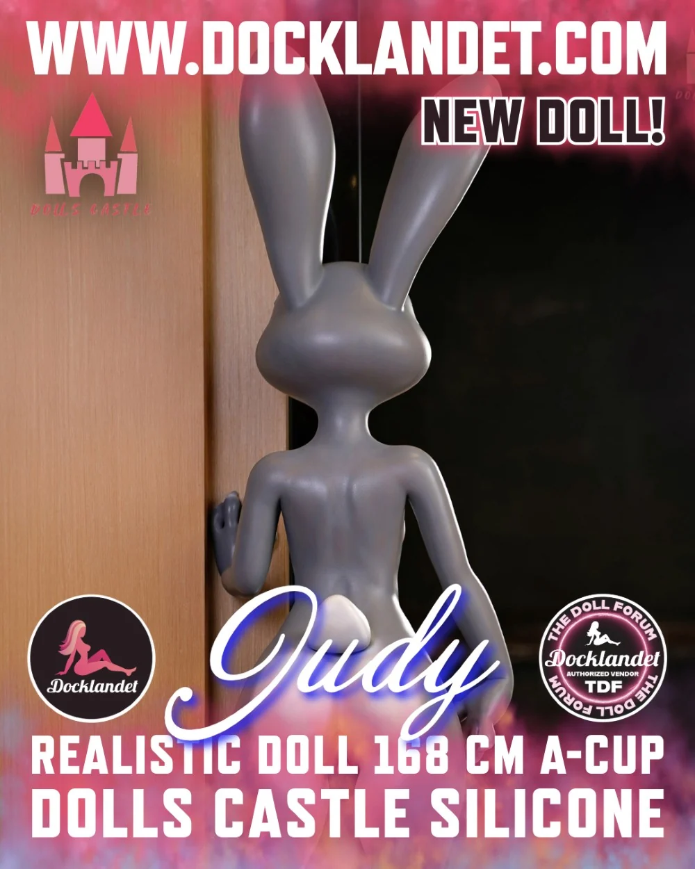 Judy the Rabbit Sex doll (Dolls Castle 168cm A-cup silicone) - Image 21