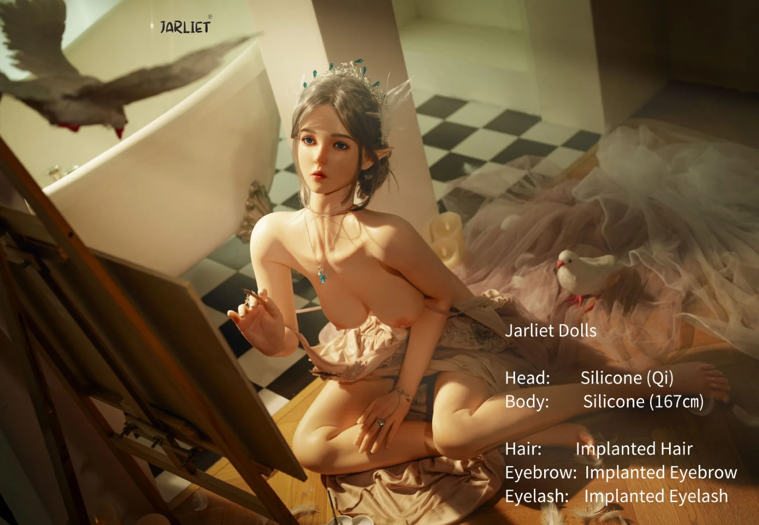Qi Sex doll (Jarliet 167cm B-cup silicone) - Image 45